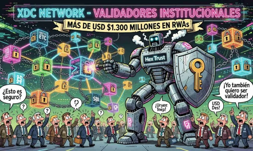Hex Trust se une a XDC Network como validador institucional de masternode