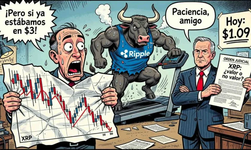 XRP en la cuerda floja: el soporte de $1.07 define el próximo movimiento