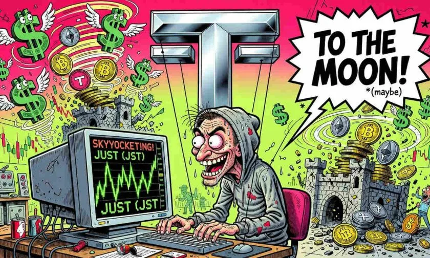 JUST (JST) mantiene escalada alcista con un 5,89% de ganancia diaria