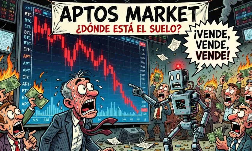 Aptos repunta 1,33% pero volumen en caída sugiere incertidumbre en la tendencia
