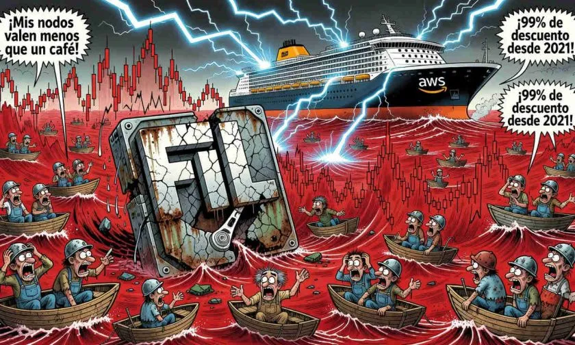Filecoin sangra: FIL cae otro 1,26% y pierde los USD 0,76 ¿Es momento de capitular?