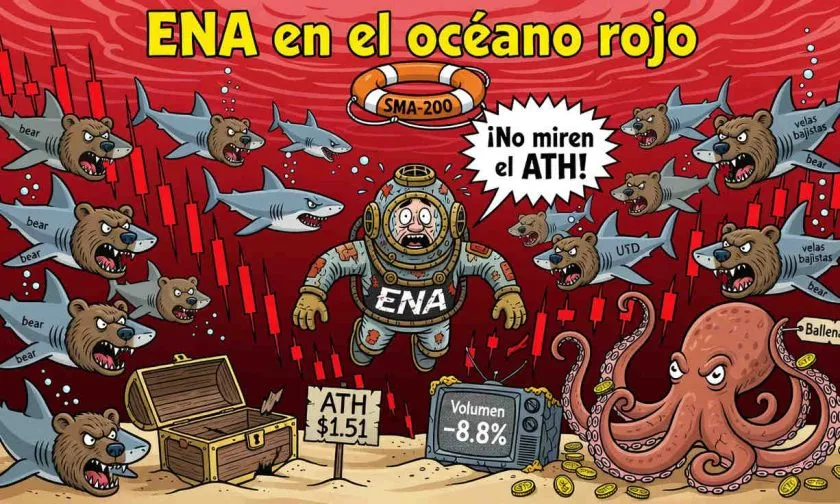 Ethena (ENA) se hunde un 2.99% el 30 de julio de 2026: ¿capitulación final o trampa bajista?