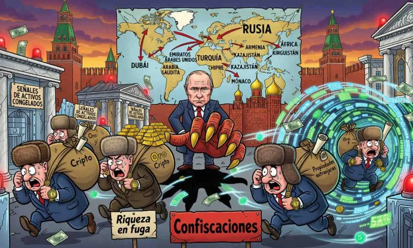 La élite rusa mueve miles de millones al extranjero ante el temor a Putin