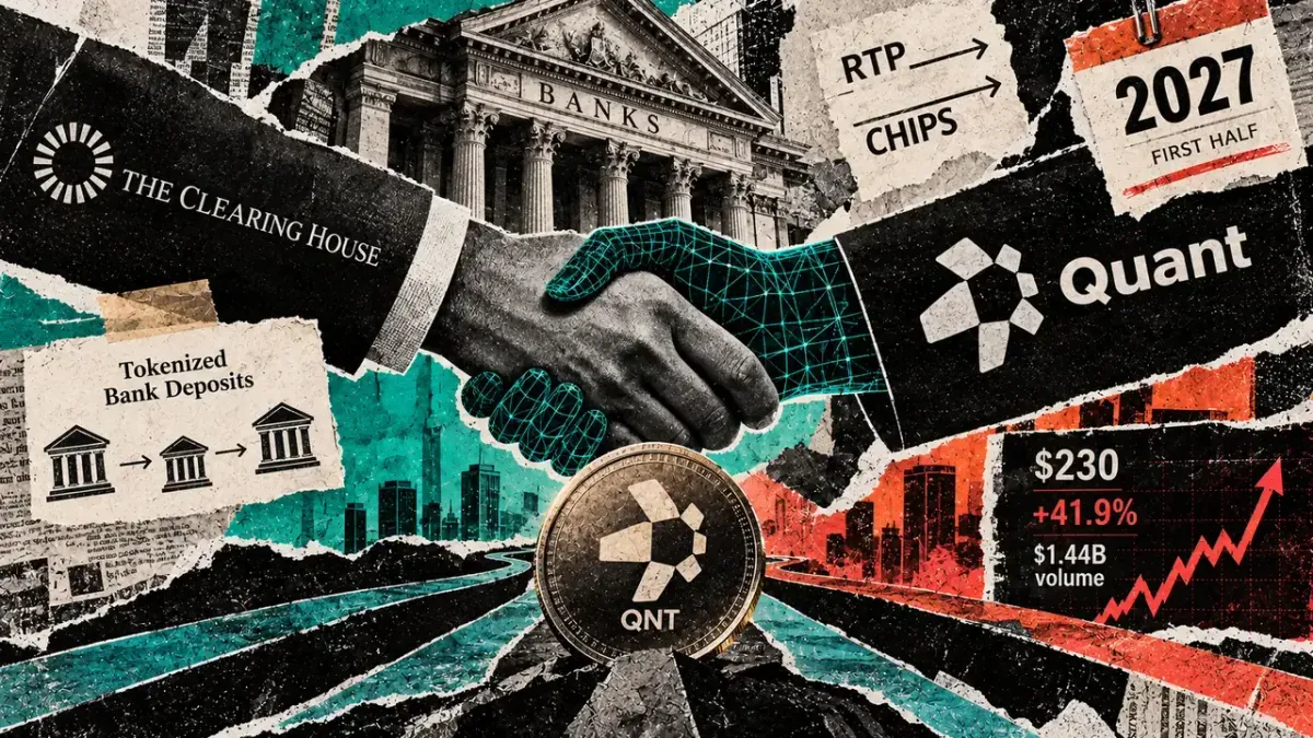 US bank initiative for tokenized deposits raises questions about QNT's involvement