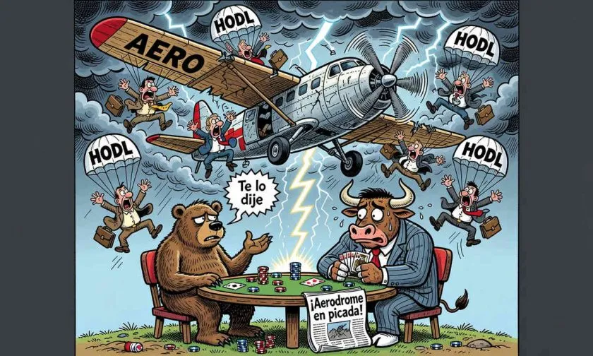 AERO se desploma un 3,3% tras jornada de distribución masiva: ¿el fin del rebote de 2026?