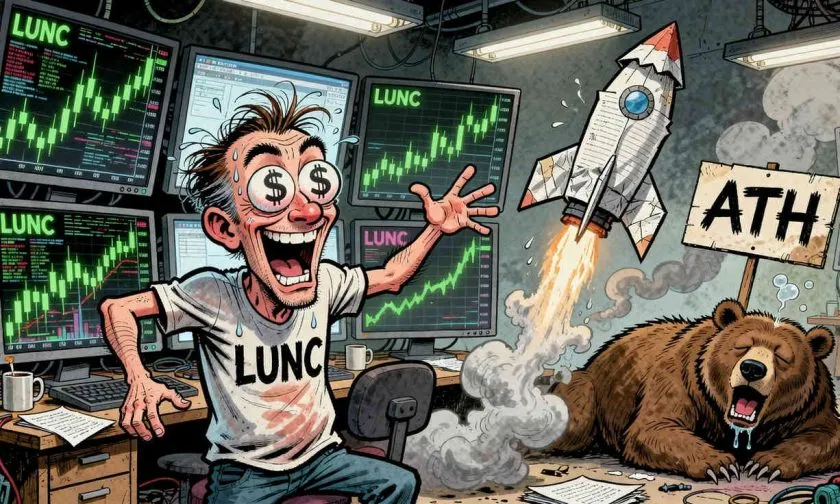 LUNC se dispara 4,6% mientras el interés abierto aumenta