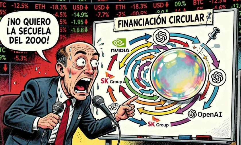 Jim Cramer advierte sobre riesgo de burbuja en financiación de IA similar a 2000