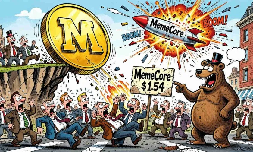 MemeCore (M) se desploma un 5,44%: ¿se acerca un colapso mayor?