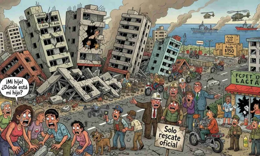 Terremoto en Venezuela deja 920 muertos y más de 50.000 desaparecidos