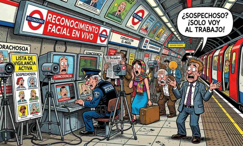 Prueba de reconocimiento facial en el metro de Londres genera preocupaciones por privacidad
