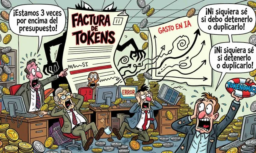 La factura de los tokens llega: el gasto descontrolado en IA asusta a las empresas