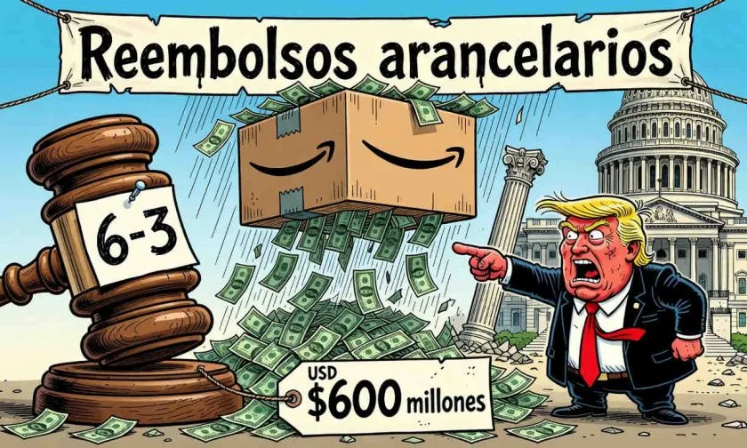 Amazon recibe reembolsos de aranceles de Trump y devolverá parte a clientes