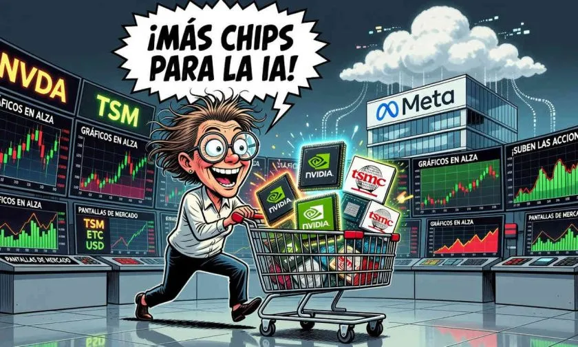 Ark Invest refuerza su inversión en IA con compras de Nvidia y TSMC tras resultados de Meta
